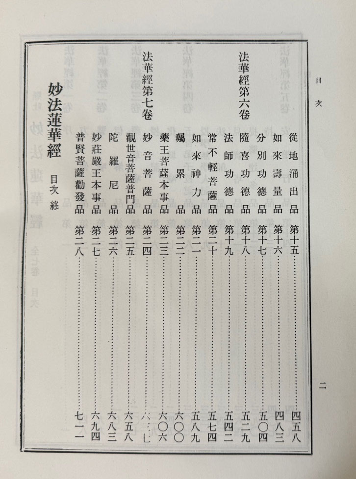 묘법연화경 전7권 단책 / 해인사 홍제암 / 1984년 초판 / 729 페이지