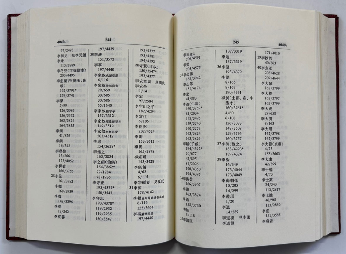 원사인명색인 / 중화서국 / 1982년 / 526 페이지