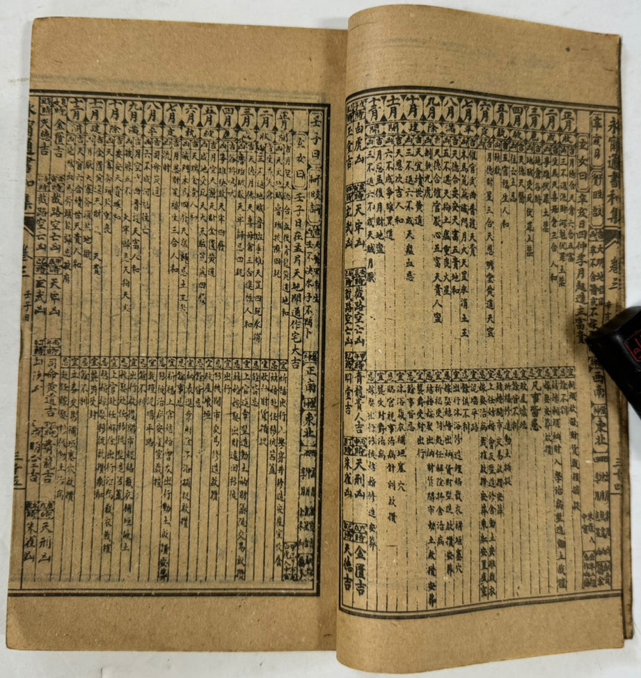 중국상해본 회도정교영녕통서(繪圖精校永寧通書) 전13책