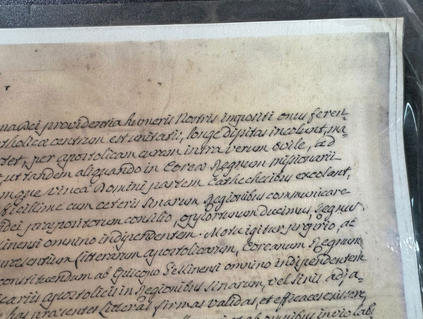 교황 그레고리오 16세 소칙서 영인본 2장